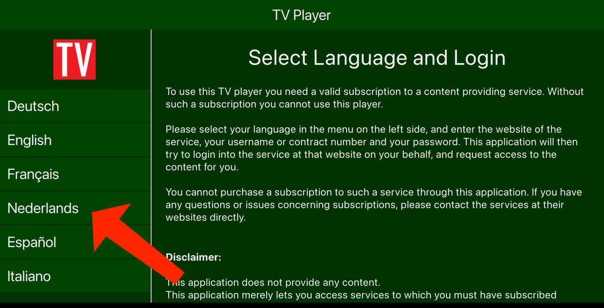 Select Language